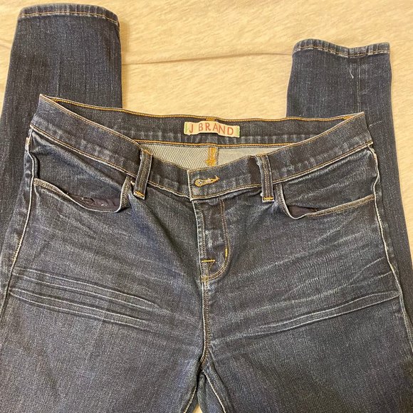 J Brand Denim - J Brand Denim Dark Wash Jeans Hemmed